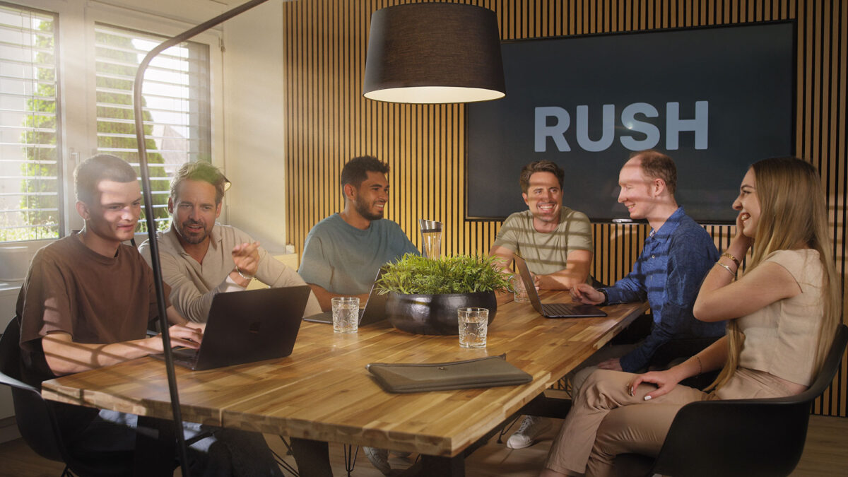 Das Team der Rush Agency im Smart Office